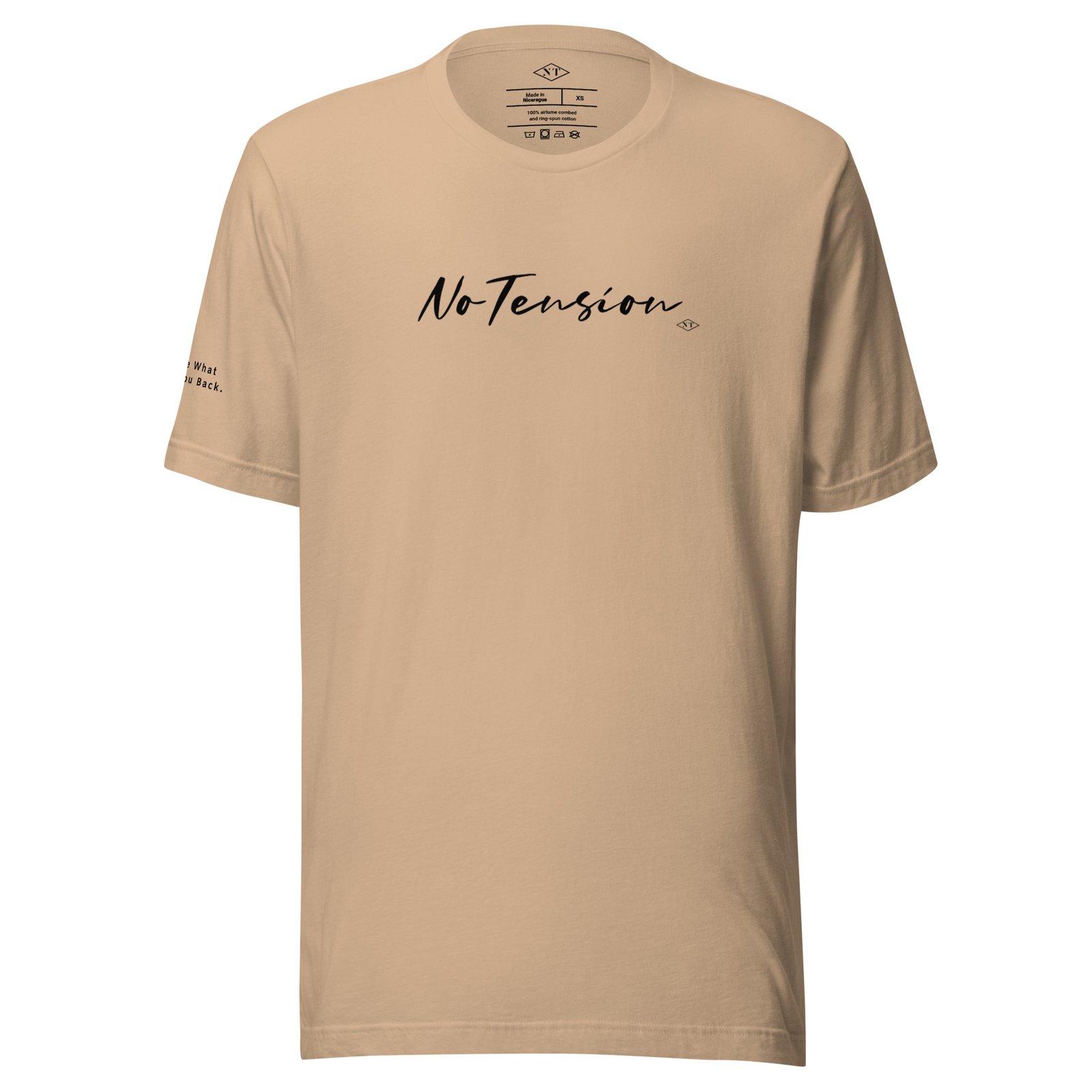 NoTension Tan T-Shirt